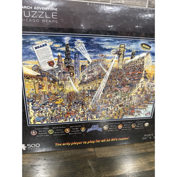 NEW NFL Chicago Bears Joe Journeyman Jigsaw Puzzle 500 piece - Picture 2 of 6